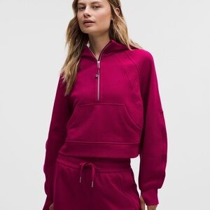 lululemon scuba oversized half zip hoodie